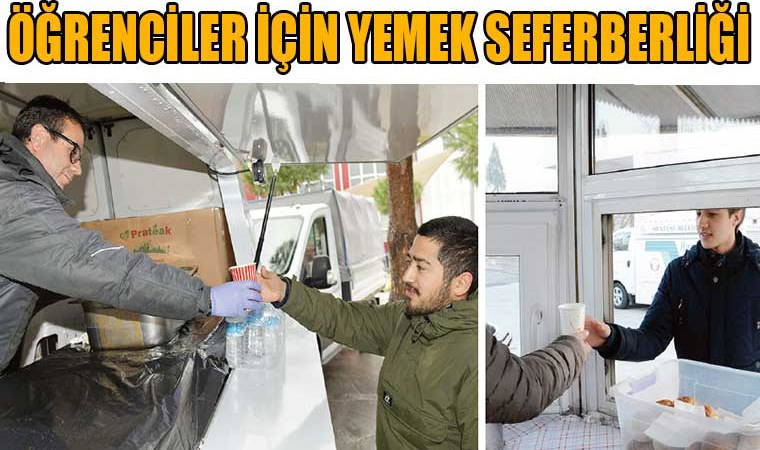 Öğrencİler içİn yemek seferberliği
