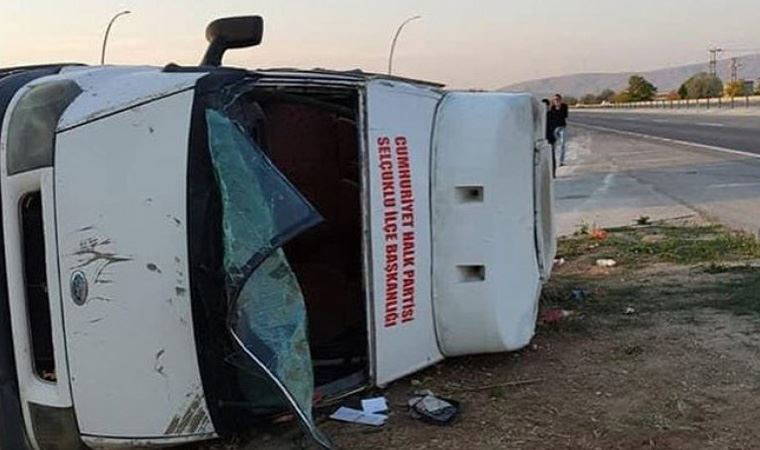 10 Ekim Katliamı anması için Ankara'ya yola çıkan CHP'liler trafik kazası geçirdi