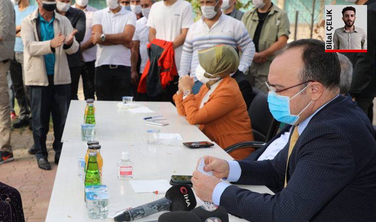 Bir önceki gün kent birlik toplantısını iptal eden Vali, AKP'nin düzenlediği toplantıda: 