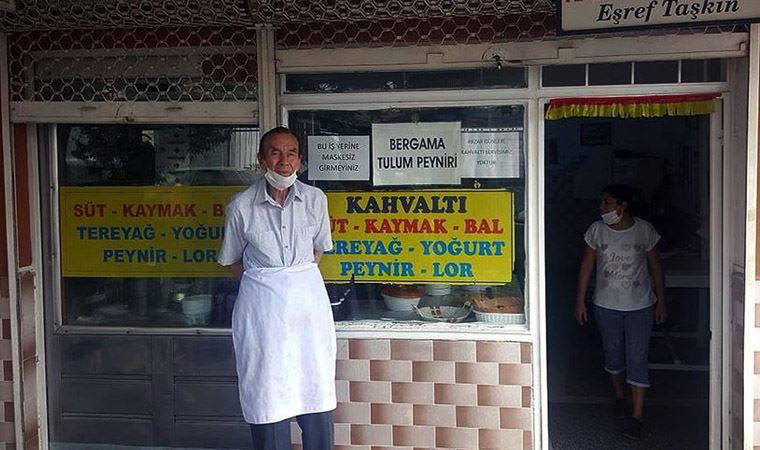 90 yaşındaki Eşref Taşkın 68 yıldır kahvaltı menüsü hazırlıyor