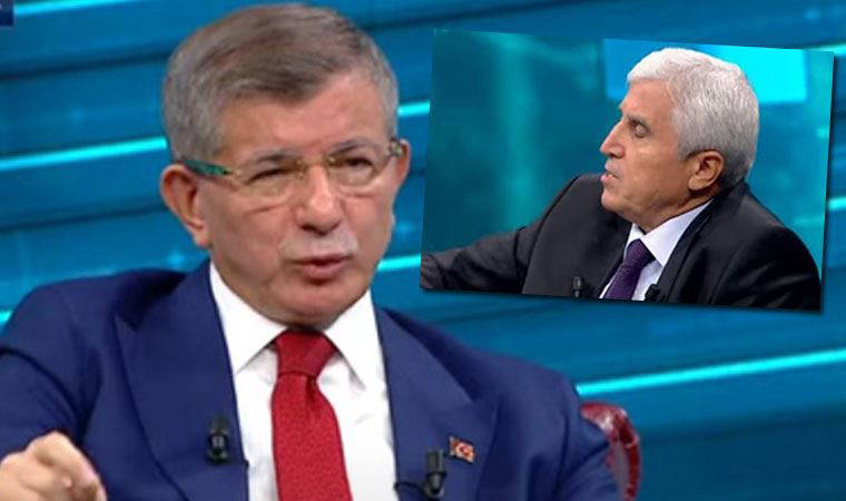 Canlı yayında Ahmet Davutoğlu'nu öfkelendiren 'basit' soru