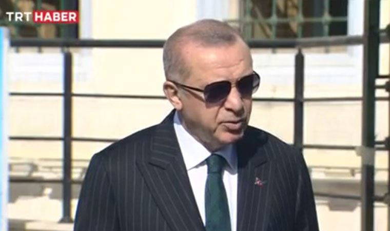 TRT'de Erdoğan'ın konuşmasında şaşkına çeviren anlar