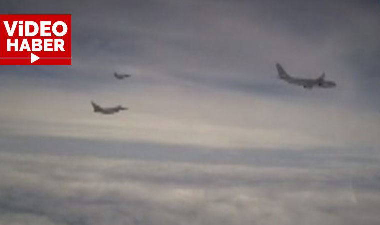 Rus savaş uçakları Karadeniz üzerinde 4 İngiliz uçağını önledi