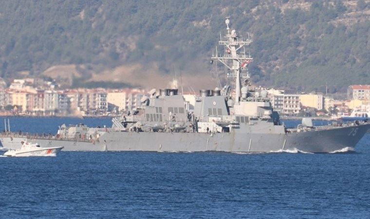 Sahil Güvenlik’ten ABD savaş gemisine yakın temas