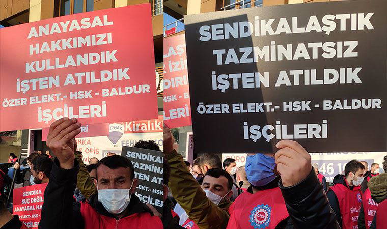 Ankara'ya yürümek isteyen metal işçilerine polis barikatı: Gözaltılar var