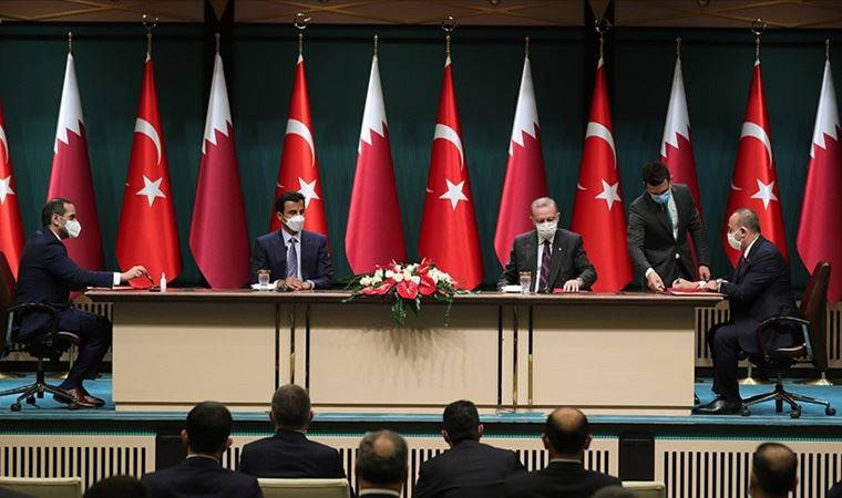 Türkiye ve Katar arasında 10 anlaşma imzalandı