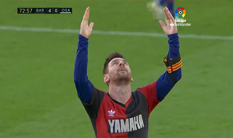 Messi, 'Maradona forması' giydi, onun golünü attı