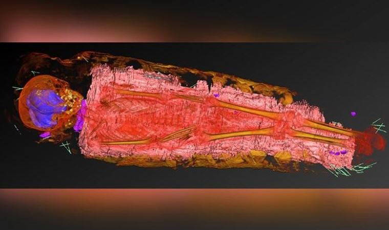 Antik Mısır mumyasını X ışınıyla tarayan bilim insanlarını şaşırtan keşif
