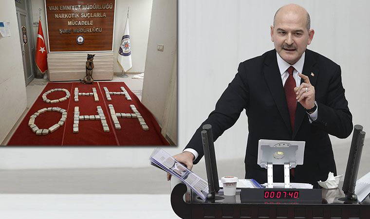 Uyuşturucu paketleriyle 