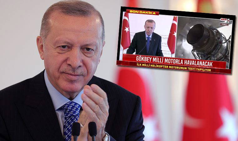 Helikopter motor teslim töreninde kriz