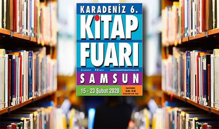 Karadeniz 6. Kitap Fuarı yarın Samsun’da başlıyor