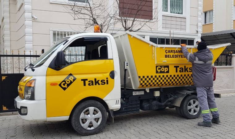 Çarşamba’da ‘Çöp Taksi’ uygulaması başladı