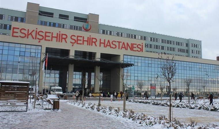 Eskişehir Şehir Hastanesi'nde yangın merdiveni sadece personel kartıyla açılıyor