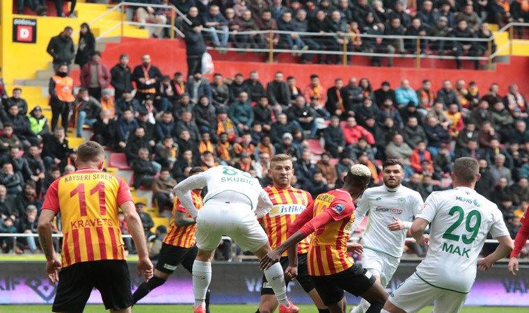 Konyaspor kaçtı, Kayserispor yakaladı