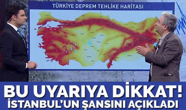 Bu uyarıya dikkat! Deprem uzmanından İstanbul için sevindirici haber