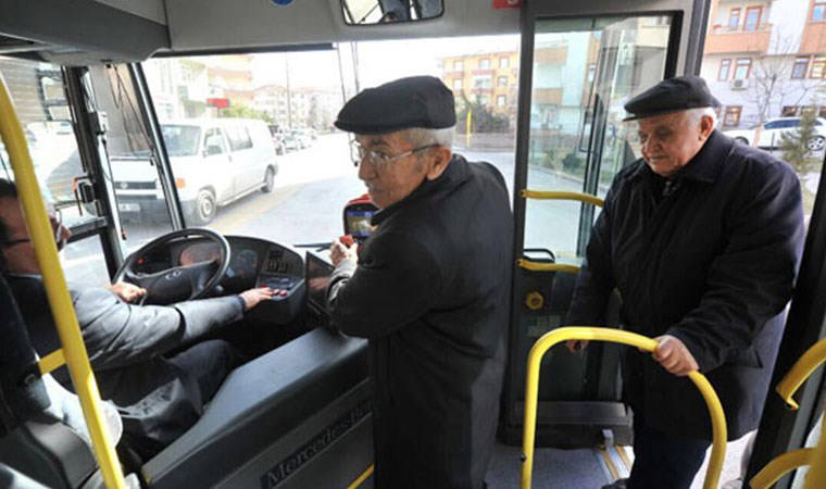 65 yaş üstü ücretsiz ulaşım kartları için iki formül