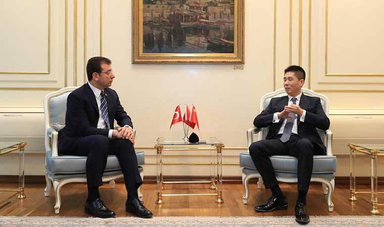 Çin İstanbul Başkonsolosu'ndan İmamoğlu’na 'Korona' ziyareti
