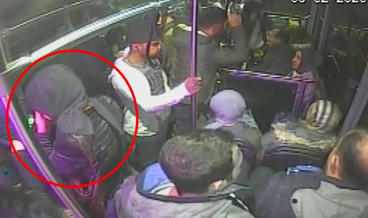 Halk otobüsünde dehşet anları! (07.02.2020)
