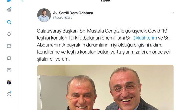 Kadıköy Belediye Başkanından Galatasaray’a geçmiş olsun mesajı