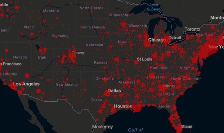 ABD’de koronavirüsten ölenlerin sayısı bini geçti