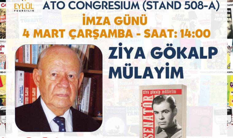 Prof. Dr. Mülayim, ‘Senatör’ kitabını imzalayacak