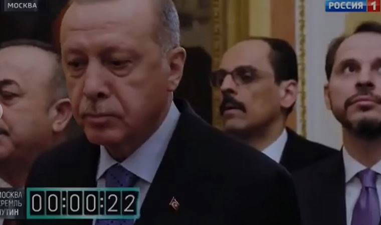 Putin, Erdoğan ve heyetini böyle bekletmiş