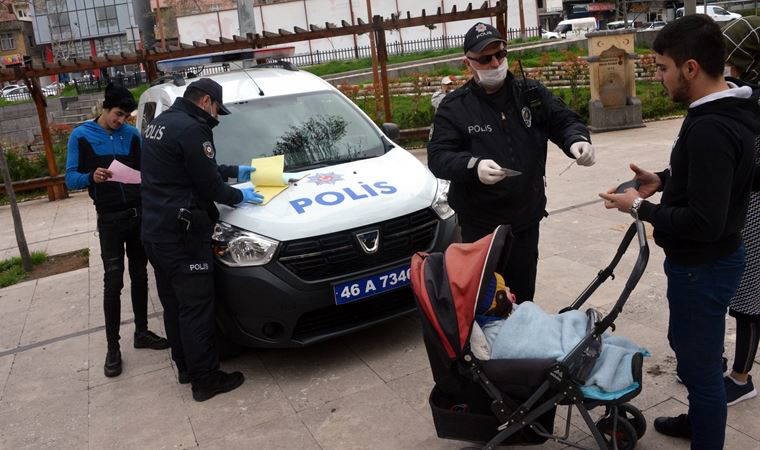 Polise tepki gösterdi, 392 lira ceza yedi