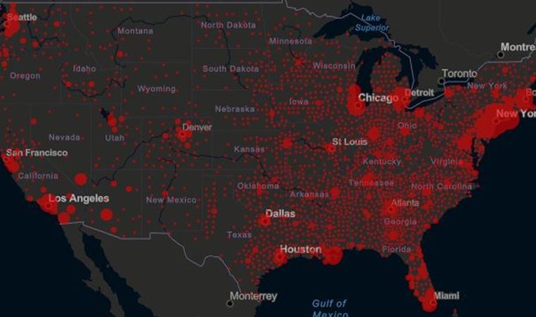 ABD’de koronavirüsten ölen kişilerin sayısı 7 bini geçti
