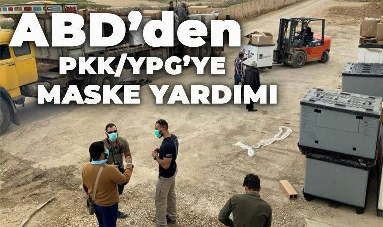 ABD, PKK/YPG'ye TIR'larla sağlık malzemesi ve maske yardımı yaptı