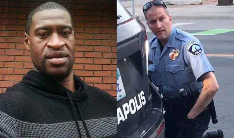 Floyd'un ölümüne neden olmakla suçlanan polisin eşinden boşanma davası