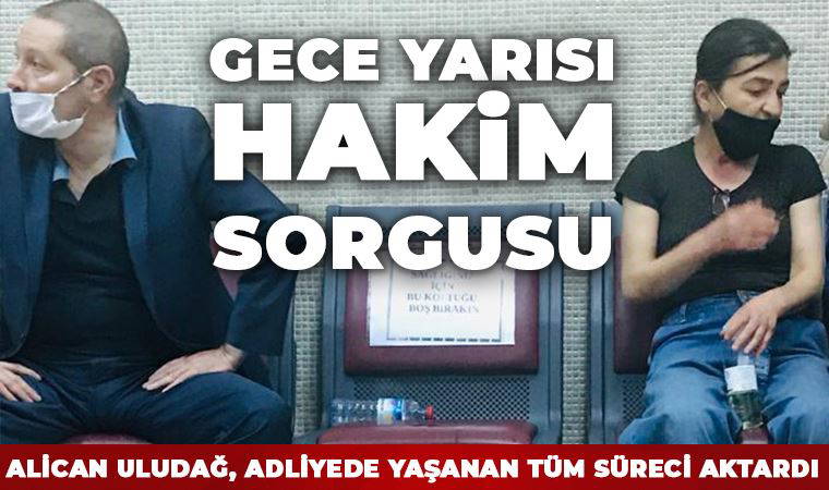 Gazeteciler İsmail Dükel ve Müyesser Yıldız hakim karşısında (12.06.2020)