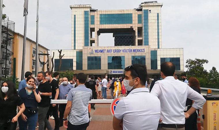 Bayrampaşa'da nikah sırasında yangın paniği