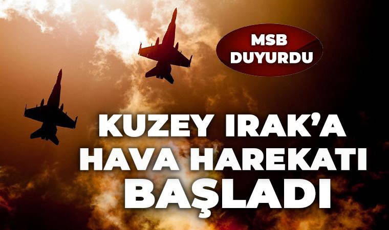 Milli Savunma Bakanlığı: Pençe-Kartal Operasyonu başladı