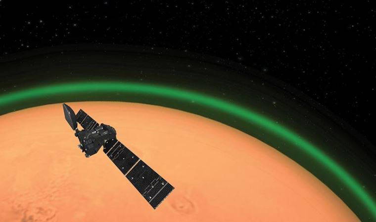 Bu kez NASA değil ESA yayınladı: Mars'ta ilk kez görüntülendi