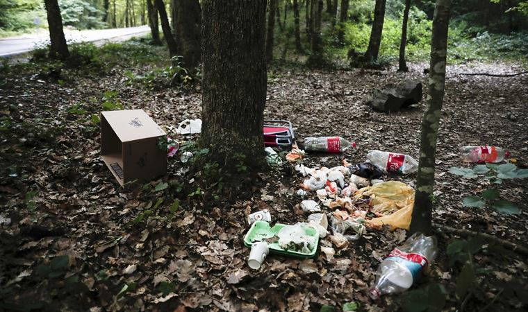 Belgrad Ormanı'nı çöplüğe çevirdiler