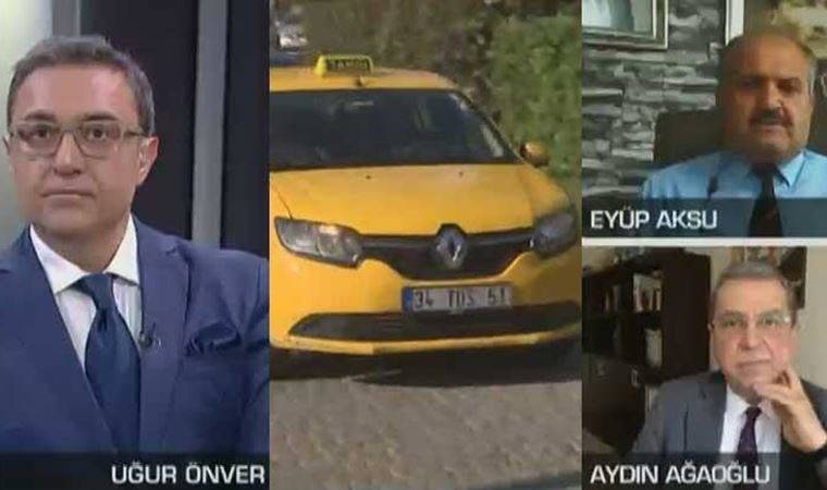 Canlı yayında taksi plakası tartışması! 'Beni tehdit ettiniz'