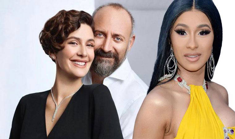 Bergüzar Korel'den dünyaca ünlü rapçi Cardi B'ye gönderme: Bu benim kocam!