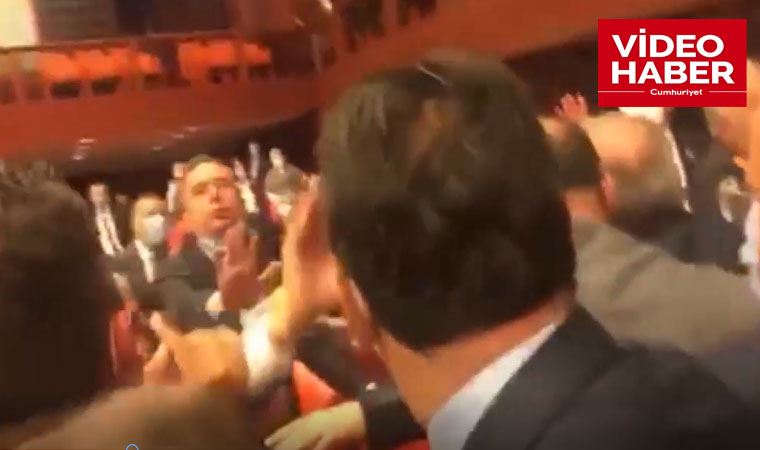 Mecliste yaşanan gerginliğin görüntüleri ortaya çıktı
