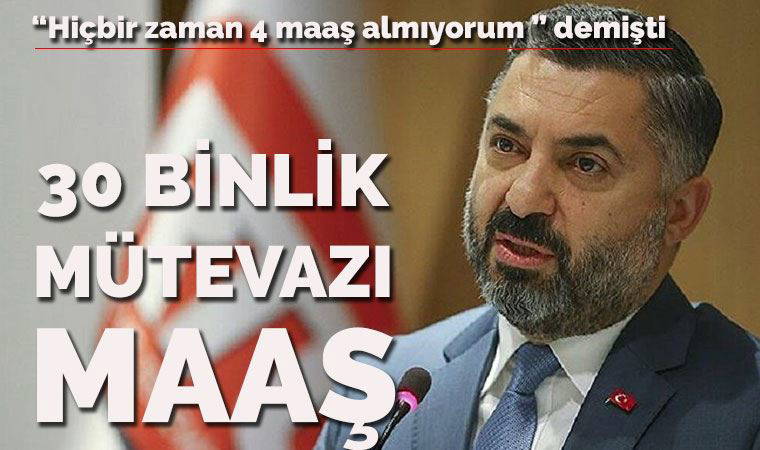 RTÜK Başkanı Ebubekir Şahin'in maaşı dudak uçuklattı