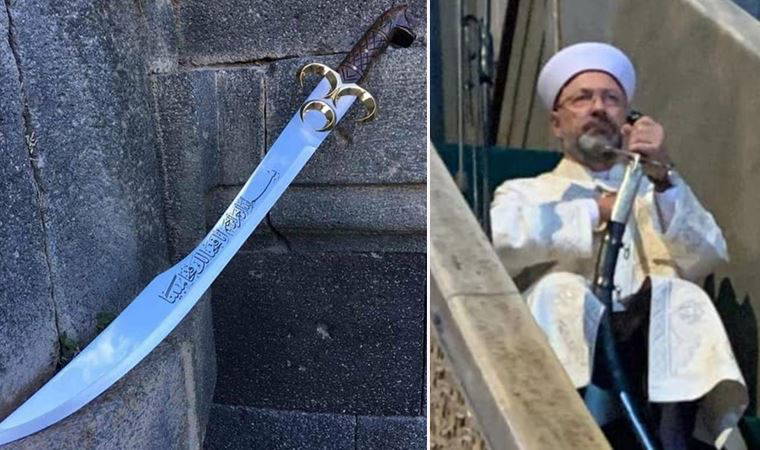 Prof Dr. Uyar Erbaş'ın kılıcını yorumladı: 'Fetih geleneği bitmedi' mesajı veriyor