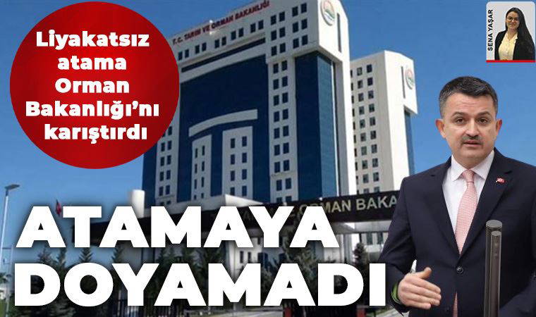 Liyakatsiz atama Orman Bakanlığı’nı karıştırdı