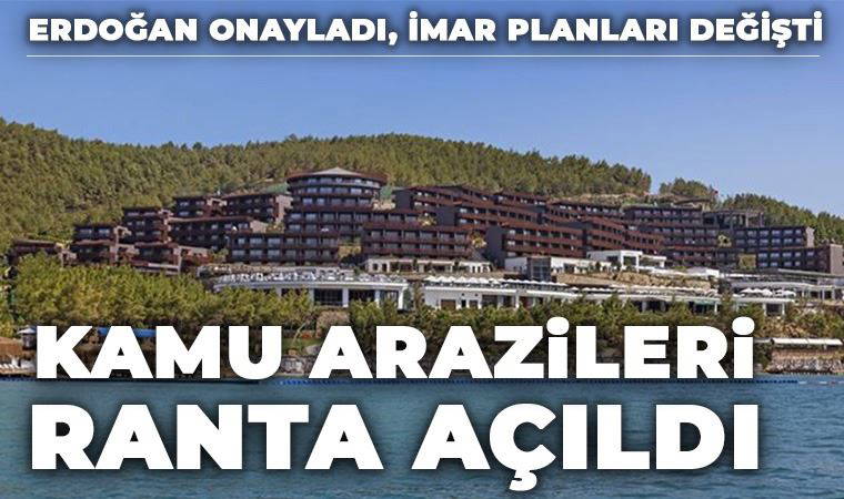 Kamu arazileri ranta açıldı