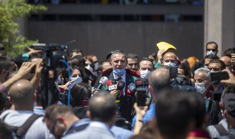 Ankara Adliyesi'nde çoklu baro eylemi: Cübbelerimize düğme dikmeye çalışıyorsunuz!