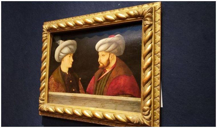 İBB yetkilileri, İstanbul'a döndü, Fatih Sultan Mehmet tablosu kargo ile gelecek