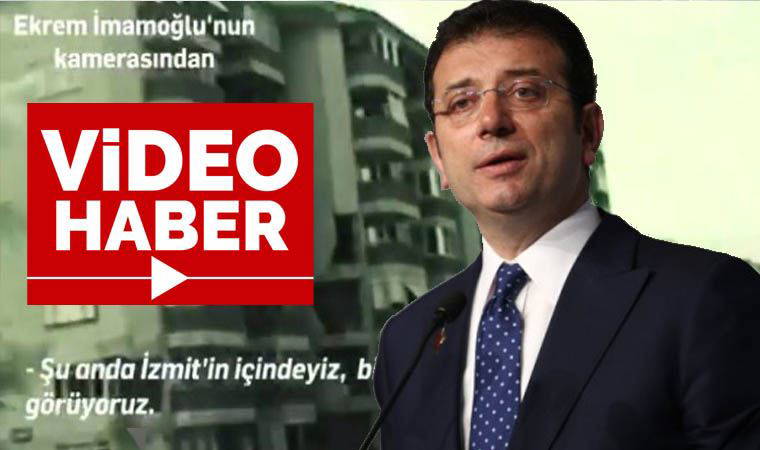 İmamoğlu'nun kamerasından 17 Ağustos videosu