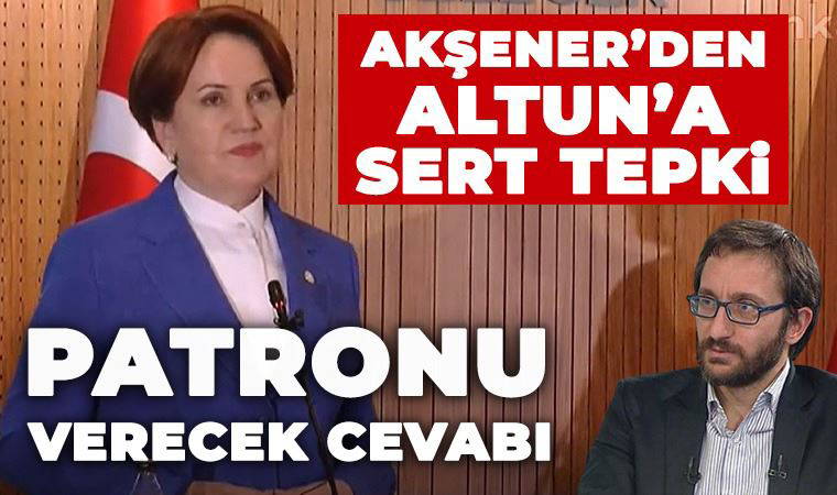 Davutoğlu ile görüşen Akşener, Erdoğan ve Altun’a tepki gösterdi: Biden’a tık yok