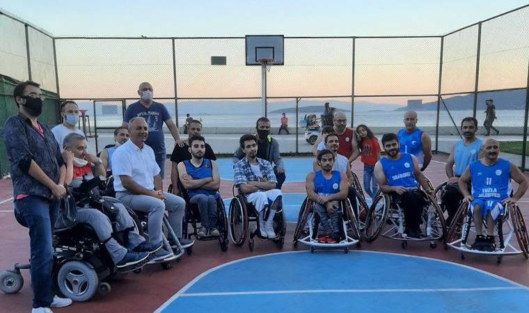 İBB'den engelliler için 'engelsiz' spor alanı