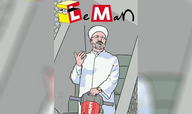 Diyanet İşleri Başkanı Ali Erbaş LeMan'ın kapağında