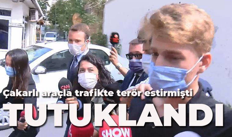 Çakarlı minibüsteki saldırgan tutuklandı