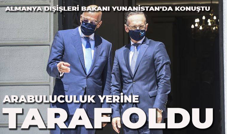 Alman Dışişleri Bakanı'ndan Yunanistan'a destek açıklaması